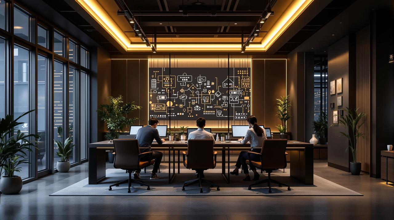 韩漫剧免费团队工作场景